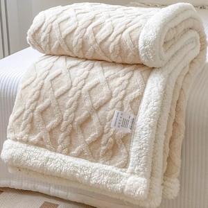 KASA加厚珊瑚绒毛毯冬季小毯子办公室午睡毯秋冬空调盖毯午休毯床