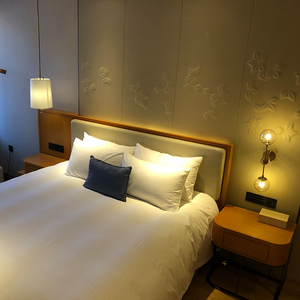 商务酒店家具定制 客房公寓标间全套 民宿1.2米标间单双人床头柜