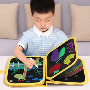 儿童画画本宝宝涂色绘本画册绘画工具套装学画画神器涂鸦玩具2676