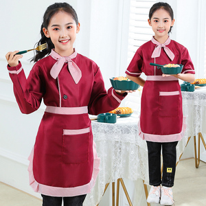 儿童服务员套装幼儿园烘焙小厨师服装幼儿厨师衣服角色区扮演小孩