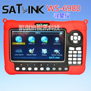 SATLINK WS-6980 DVB-S2/CT2Satellite Finder高清电视工程寻星仪