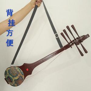 新款桐木图片色木制舞台表演藏族舞蹈乐器影楼摆件龙头六弦琴道具
