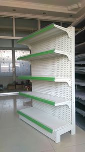 热销超市架挂板加厚洞板货架便利店单面双面饰品 副食工具展示架