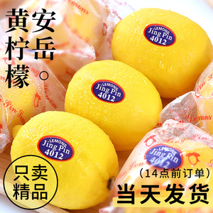 四川安岳黄柠檬新鲜应当季斤水果整箱皮薄一级香水鲜酸大果包邮9