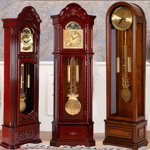 落地钟客厅德国赫姆勒机芯欧式机械钟表北欧座钟美式立钟中式复古