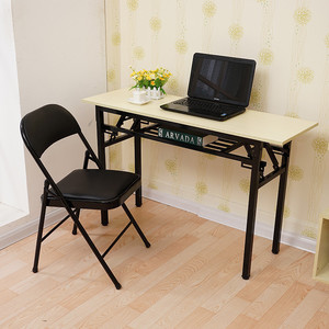 时尚加厚折叠课桌办公桌会议桌培训桌简易台式电脑桌学生学习书桌