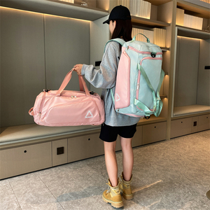 短途旅行双肩包大容量女健身包男干湿分离运动背包轻便手提行李袋