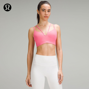 Like a Cloud女长款前V肩带内衣B/C*罗纹防晒丨lululemon LW2DQ7S