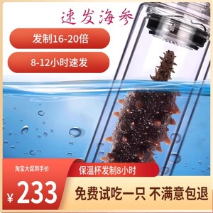 速发海参干货野生大连免煮辽刺参非礼盒25g8小时冷水即时即食辽参