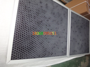 塑料蜂窝状活性炭过滤器 铝框活性炭颗粒组合板框式滤网除尘除味