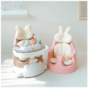 韩国直送jellymom宝宝餐椅多功能婴儿学坐椅带轮子吃饭座5种一套