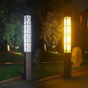 太阳能庭院灯led路灯户外3米园林别墅小区公园方灯方形景观灯柱