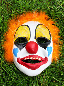 恐怖小丑面具男儿童全脸搞笑乳胶表演装扮成人万圣节化装舞会男女