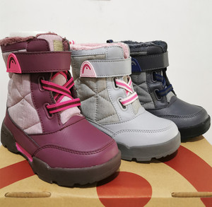 出口韩国儿童雪地靴男女童靴子冬季加厚防水短靴棉靴童靴 180-240