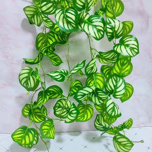 绿萝藤仿真绿色装饰植物藤条塑料叶子室内壁挂假花绿植挂墙壁吊兰