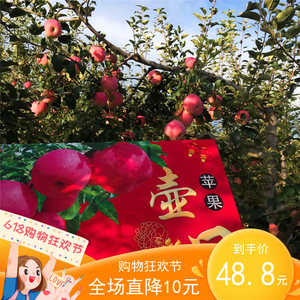 吉县红富士礼品盒装十斤新鲜苹果水果箱整包邮丑苹果苹果非烟台