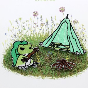 日本 旅行青蛙 游戏周边 DIY优质刺绣布贴 个性衣服装饰补丁贴