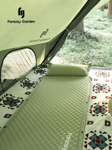 露营床垫户外轻量化露营自动充气床垫便携帐篷防潮加厚加宽睡垫