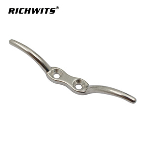 RICHWITS 不锈钢316羊角绳栓 精密铸造固定件  防锈索栓  旗杆钩
