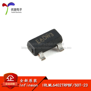 原装正品 IRLML6402TRPBF SOT-23 P沟道 -20V/-3.7A 贴片MOSFET管