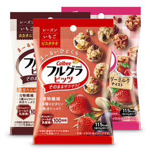 卡乐比坚脆水果麦片球日本进口零食燕麦较低卡路里热量巧克力草莓