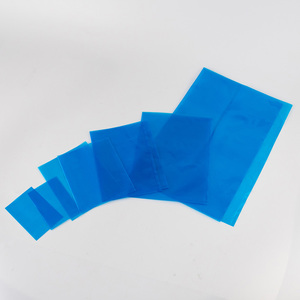 蓝色防静电平口袋PE塑料袋4*6cm电子产品包装胶袋PCB元器件防尘袋