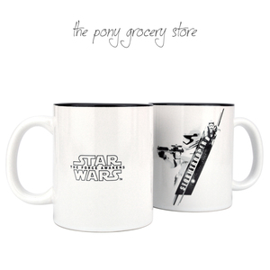 星球大战Star Wars白兵黑白色马克杯咖啡杯水杯星战电影周边