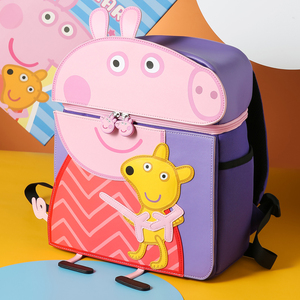 小猪佩奇书包幼儿园男童1-3-5岁可爱卡通儿童背包女童宝宝双肩包