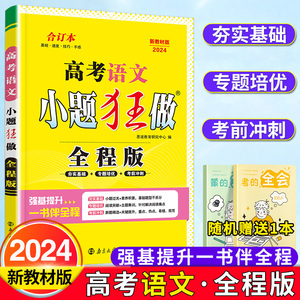 2024新 高考语文小题狂做全程版 全国卷高考语文 高考模拟题 高考复习资料 高中辅导书 高三高考基础强化冲刺复习辅导资料书