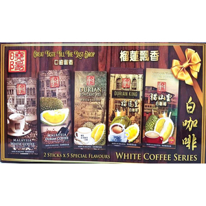 马来西亚代购 晓阳古早味炭烧榴莲白咖啡 晓阳咖啡 混合口味320克