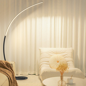 落地灯客厅台灯简约北欧设计师极简led创意沙发卧室床头钓鱼灯