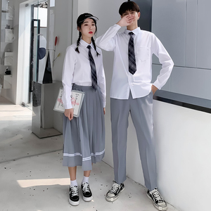 学院风校服套装小时代班服韩国水手服夏套装日系高中大学生制服裙