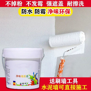 防霉内墙乳胶漆家用环保白色油漆墙面修复室内涂料速干漆墙面自刷