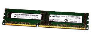 镁光4GB 2RX8 PC3L-12800U台式机内存 4G DDR3 1600