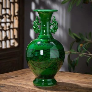 新中式景德镇陶瓷花瓶欧式复古客厅电视柜工艺品家居装饰玄关摆件
