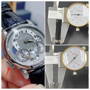 手表配件适用万宝龙手表尼古拉斯凯世U0102337 系列按钮8点位按的