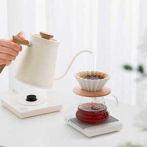摩佳智能温控手冲咖啡壶 恒温家用细口壶不锈钢电热水壶温控泡茶