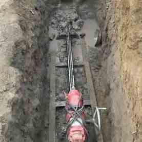 管道过路打孔机非开挖地下穿越钻孔机小型水钻顶管机过马路铺管机