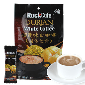 越南进口越贡榴莲味白咖啡600g即溶咖啡速溶三合一马来西亚风味