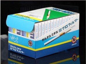 蓝小鸟烟嘴吸烟口过滤嘴器棉头一次性三重300支香菸海绵头抽烟咀