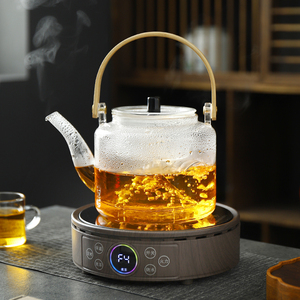 家用电热炉茶壶煮茶器小型烧水玻璃壶泡茶炉迷你电磁炉电陶炉茶炉
