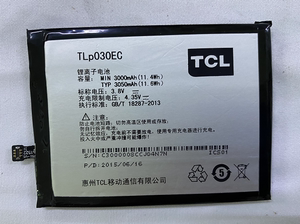 适用于TCL 阿尔卡特 TLp030EC 么么哒3S M3G 全新手机电池