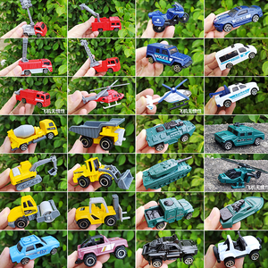喜瑞鹿玩具汽车模型工程警车滑行惯性合金车男孩六一儿童节的礼物