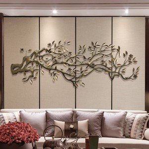 欧式树枝铁艺墙饰壁饰挂件家居客厅创意立体墙壁墙面墙上装饰品