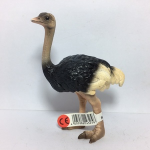 思乐Schleich 绝版野生动物模型玩具 行走大鸟 14325 母鸵鸟 正品