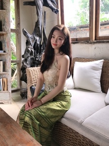 泰国女装一片裙缅甸柬埔寨傣族裙包裹裙包臀夏装高腰半身长裙纱笼