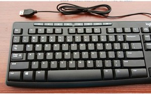 原装罗技K200有线键盘台式笔记本电脑家用办公USB 罗技有线键盘