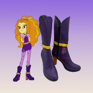 小马国女孩宝莉紫色海妖cos鞋子定制动漫游戏cosplay靴子来图定做