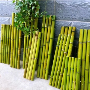 竹排架竹垫配件竹子装饰置物架子竹筒阳台装饰布置鱼缸装饰流水器