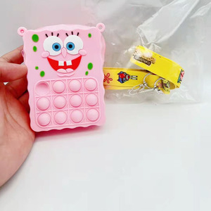 新款硅胶海绵宝宝小黄人包包灭鼠先锋硅胶包包玩具背包